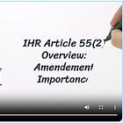 IOJ Rebuts WHO On Their Violation Of IHR Article 55 | No WHO, You Are Wrong... Or ARE THEY? FINAL PETITION TO STOP IHR AMENDMENTS! Sign WHO Legal Letter Of Liability & Proper Dispute