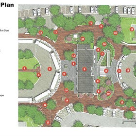 Details like pavers, paths, flowers and trees will shape Colonial Williamsburg visitors arrival area experience
