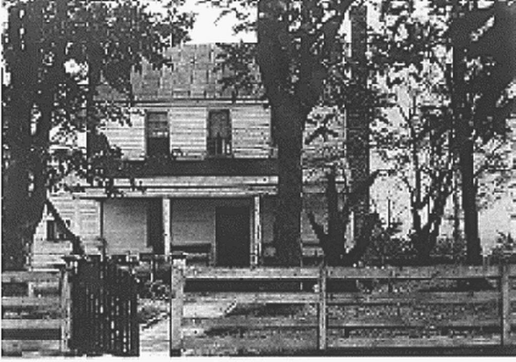 The Garrett Farm House. Image: Library of Congress. The Garrett Farm House. Image: Library of Congress.