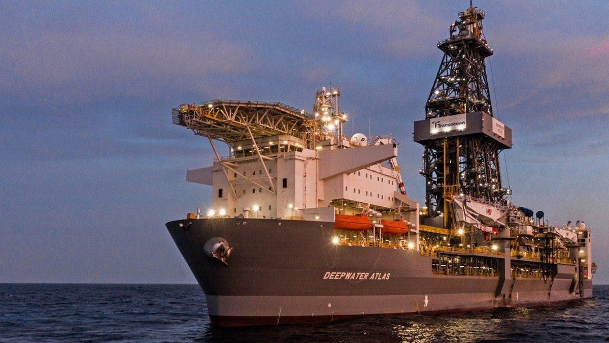 Deepwater Atlas drilling platform Deepwater Atlas drilling platform