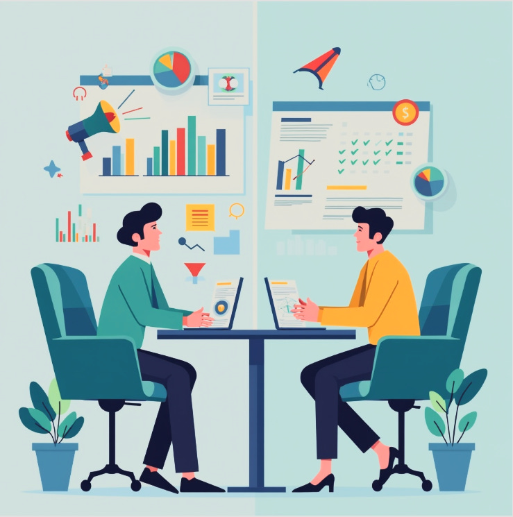 Amor en tiempos de conversión: marketing vs ventas