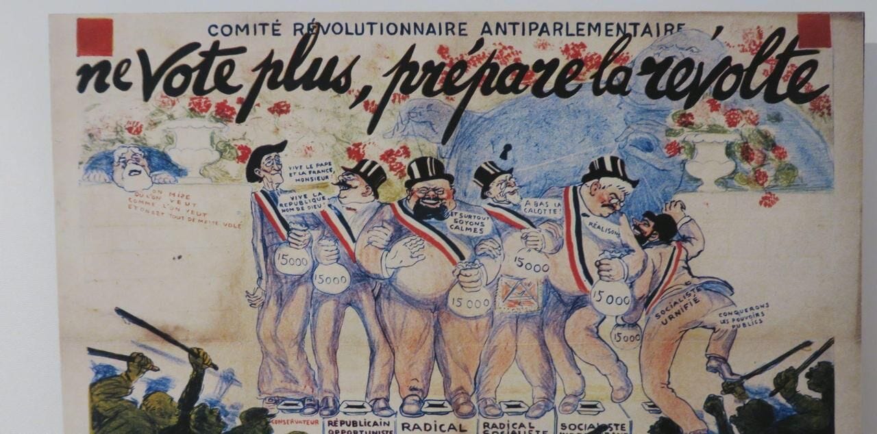 "Stop voting, prepare the revolt" // France // 1910 // Jules Grandjouan ...