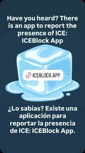 ICEBlock App The App reports ICE ...
