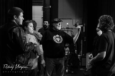 Backstage before their Memphis send-off and album release concert at the Brown County Playhouse. Photos ©2023 Rodney Margison