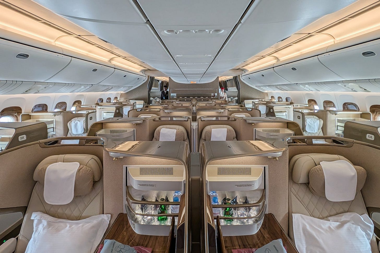 No more middle seat: A review of Emirates refurbished business class on the 777-300ER from Dubai to Brussels - The Points Guy No more middle seat: A review of Emirates refurbished business class on the 777-300ER from Dubai to Brussels - The Points Guy