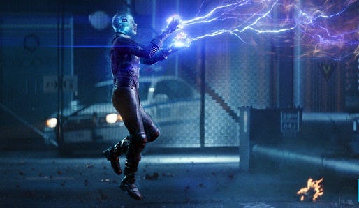 Electro vs. The Amazing Spider-Man 2 Electro vs. The Amazing Spider-Man 2