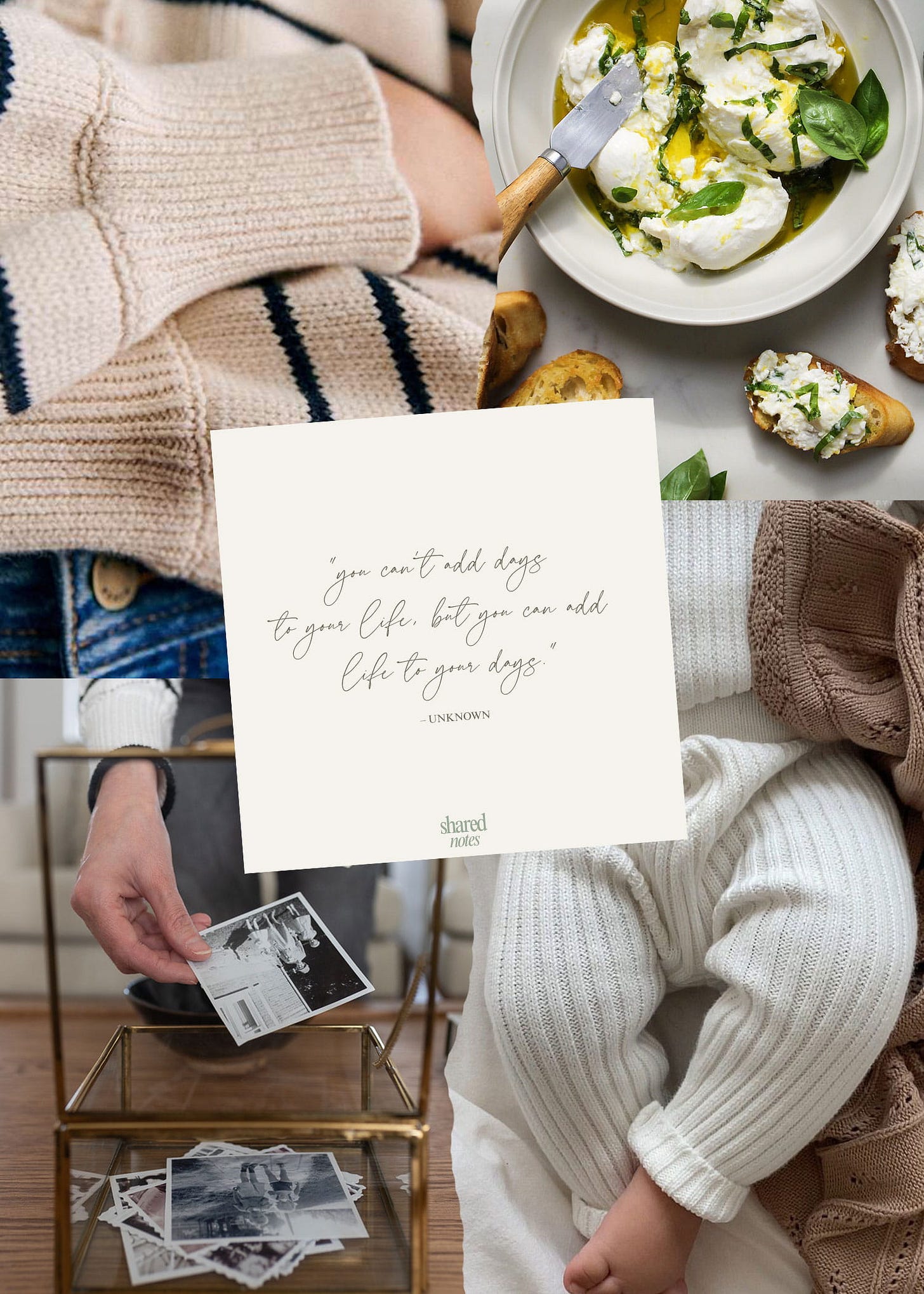 monthly musings by shared notes the inspired abode march 2026 moodboard quote