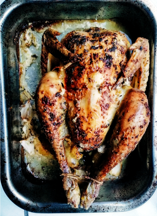 milk-roasted chicken