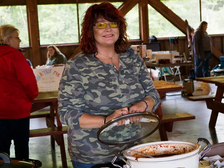 People with chili crock pots
