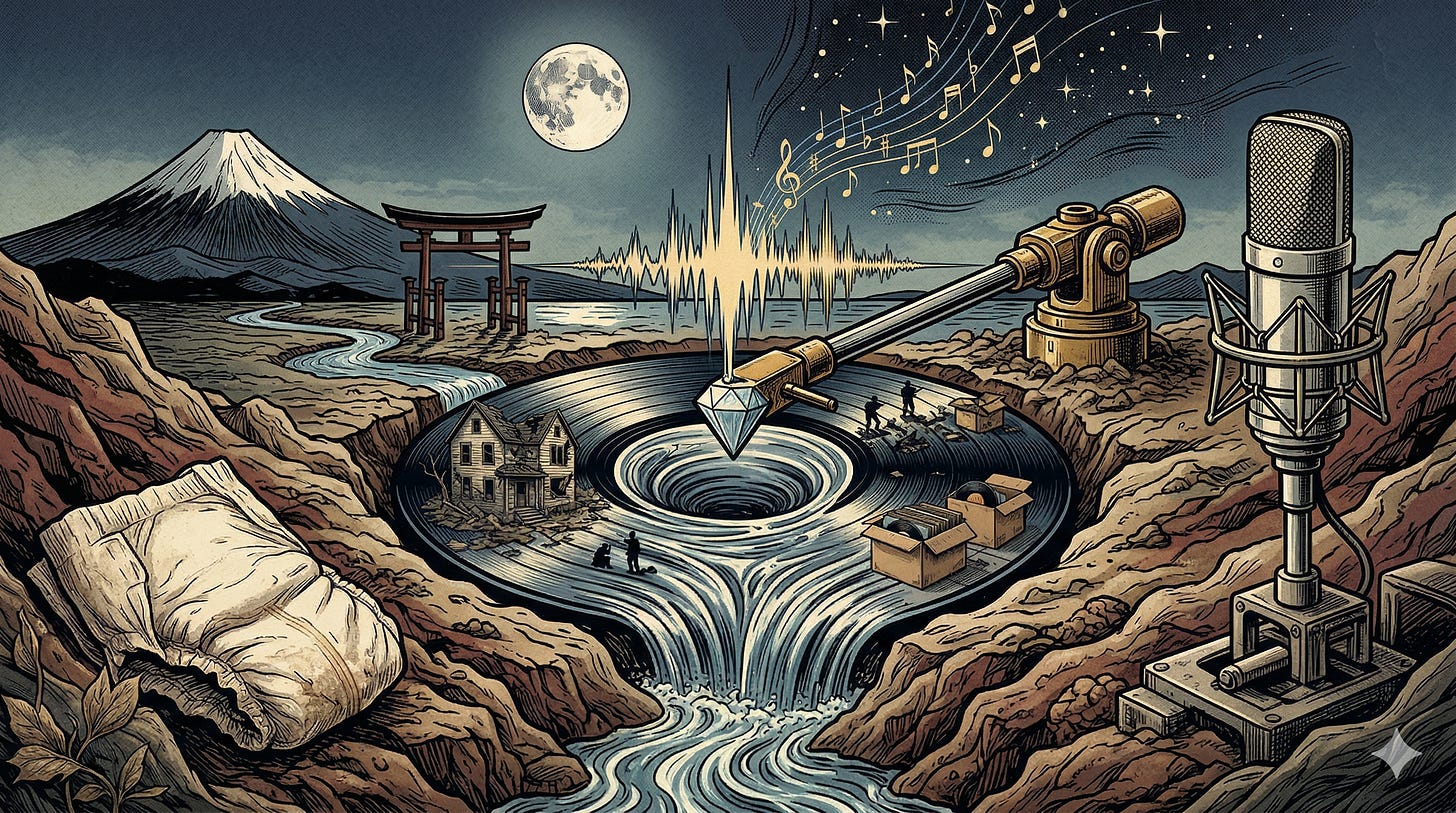 איור לגליון 22 - מאמר על תקליטים, חיתולים, זוהרהורים על זקנה איור לגליון 22 - מאמר על תקליטים, חיתולים, זוהרהורים על זקנה