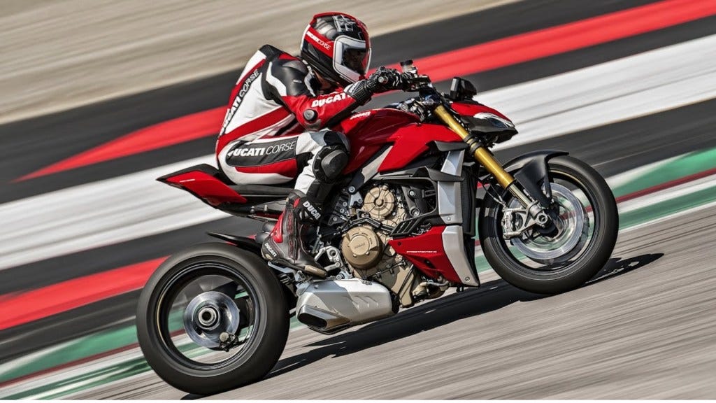 Ducati Streetfighter V4 com comando de válvulas desmodrôm
ico