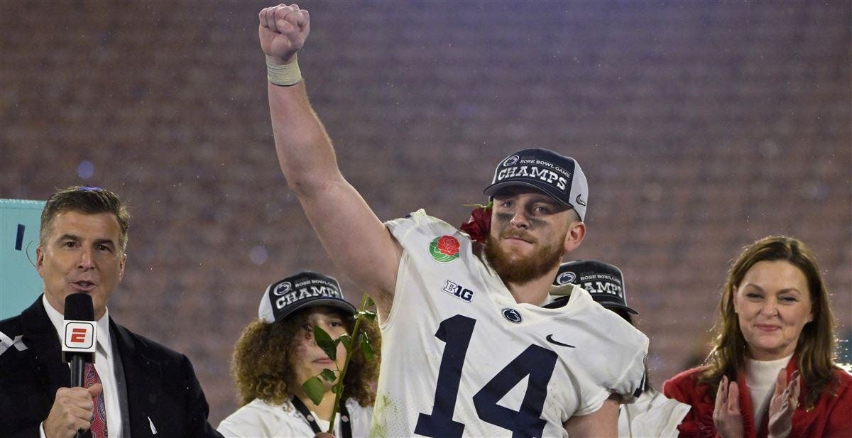 Sean Clifford closes the book on Penn State career with sparkling Rose Bowl  performance