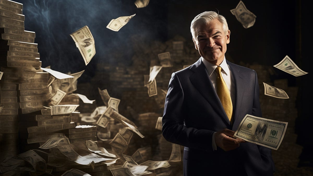Bond Villain (When Powell devalued bonds, he destroyed the economy.) by Balaji