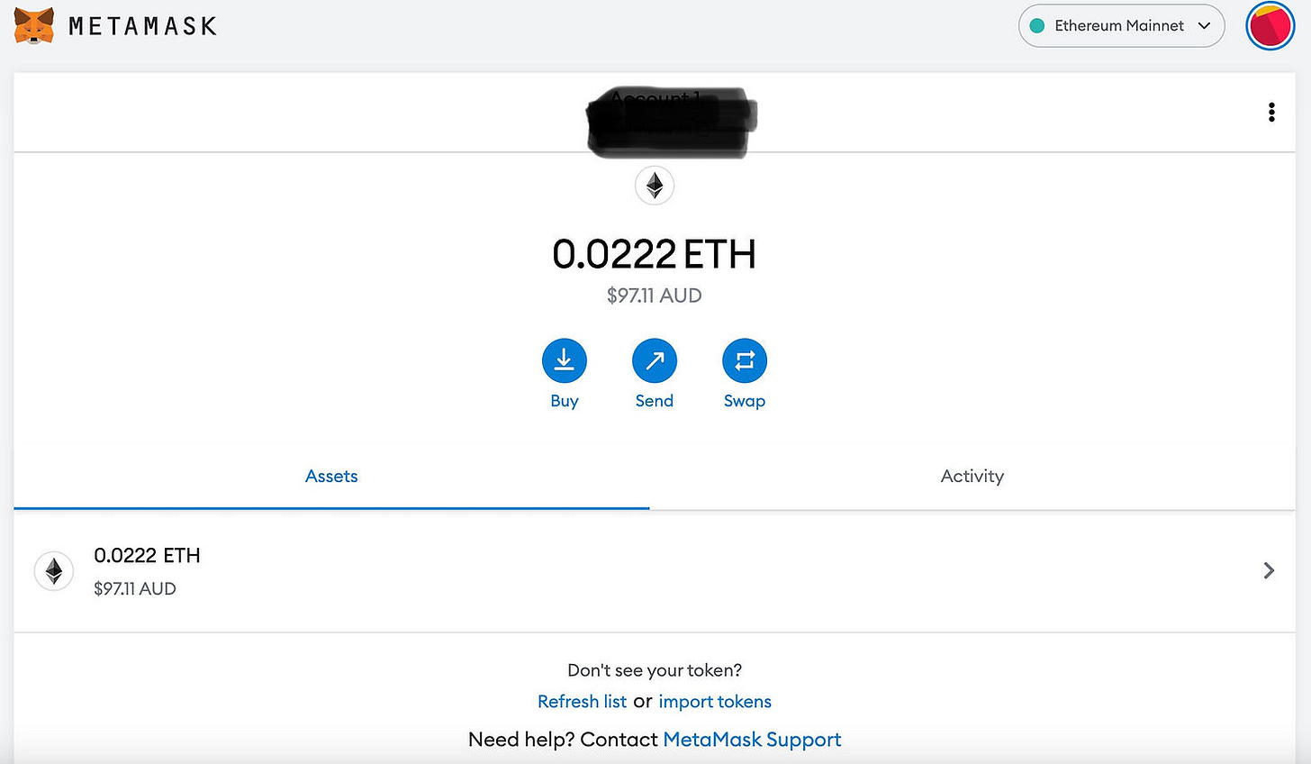 I bought my first cryptocurrency!