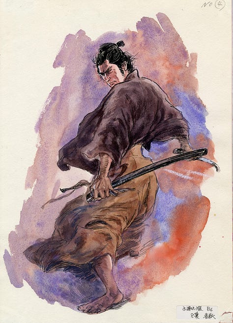 Original manga artwork by Goseki Kojima.