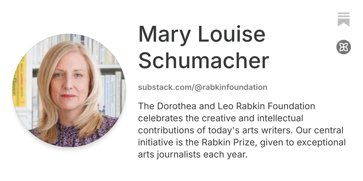 Mary Louise Schumacher | Substack