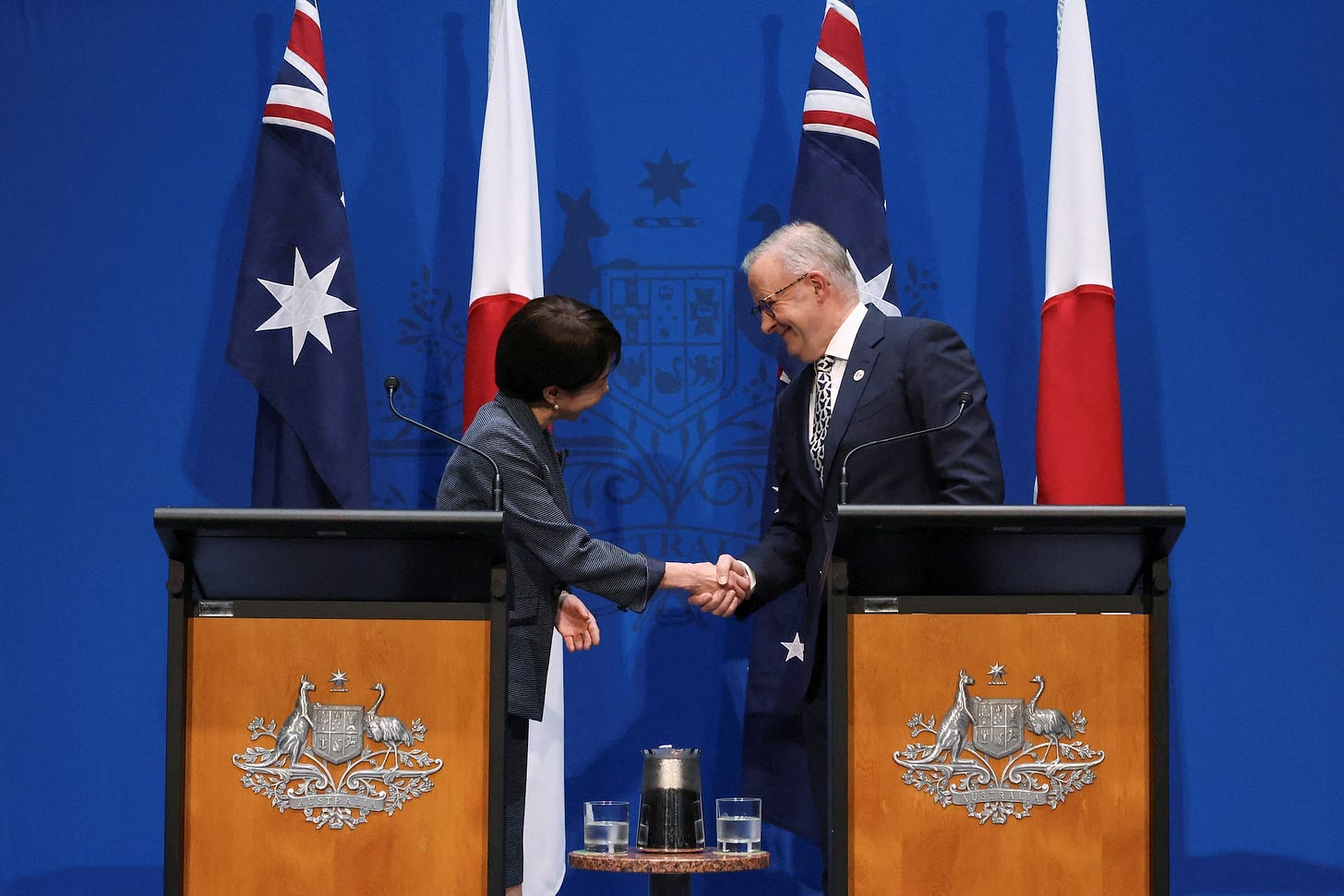 Japan's Prime Minister Sanae Takaichi visits Canberra