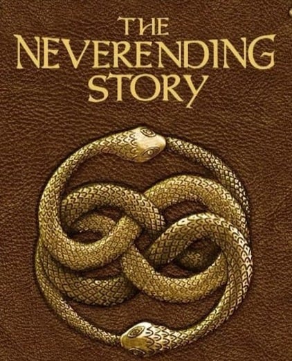 The Neverending Story "auryn" Magical Medallion Lino Print in Gold and Silver. Wall Art. - Etsy The Neverending Story "auryn" Magical Medallion Lino Print in Gold and Silver. Wall Art. - Etsy