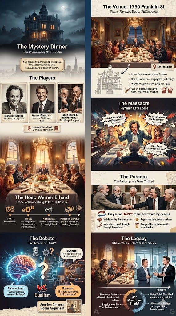 The San Francisco Dialogues: A Historical Reconstruction of the Feynman-Erhard-Susskind Encounter