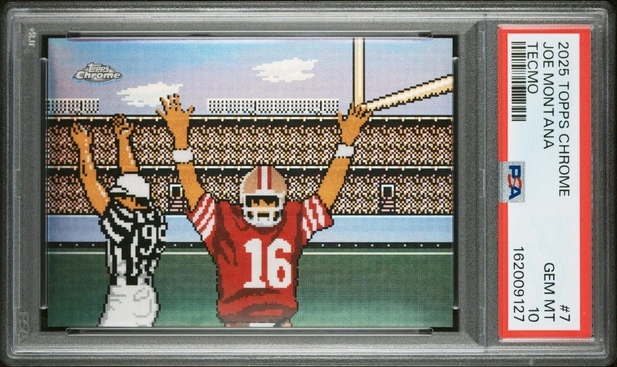 2025 TOPPS CHROME TECMO #7 JOE MONTANA PSA 10 2025 TOPPS CHROME TECMO #7 JOE MONTANA PSA 10
