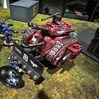 Red versus (Ultramarine) Blue