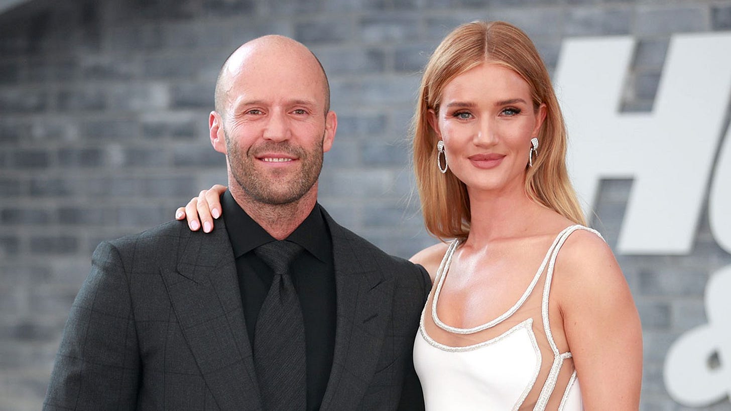 Jason Statham and Rosie Huntington-Whiteley announce they're expecting ... Jason Statham and Rosie Huntington-Whiteley announce they're expecting ...