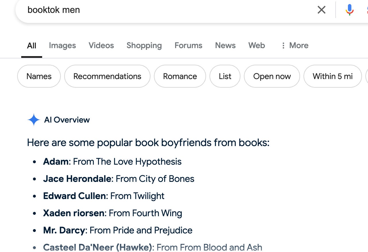 Maybe Men Yes, No, Maybe: Men on BookTok (Part 1) - by Alyssa Morris