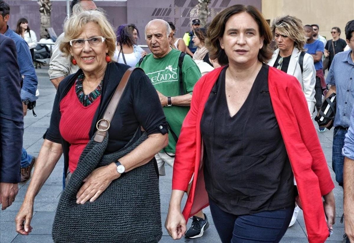 Ada Colau y Manuela Carmena, ejemplo de diálogo