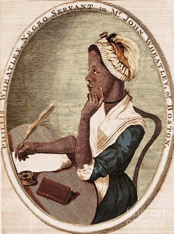 Phillis Wheatley Photograph by Photo Researchers