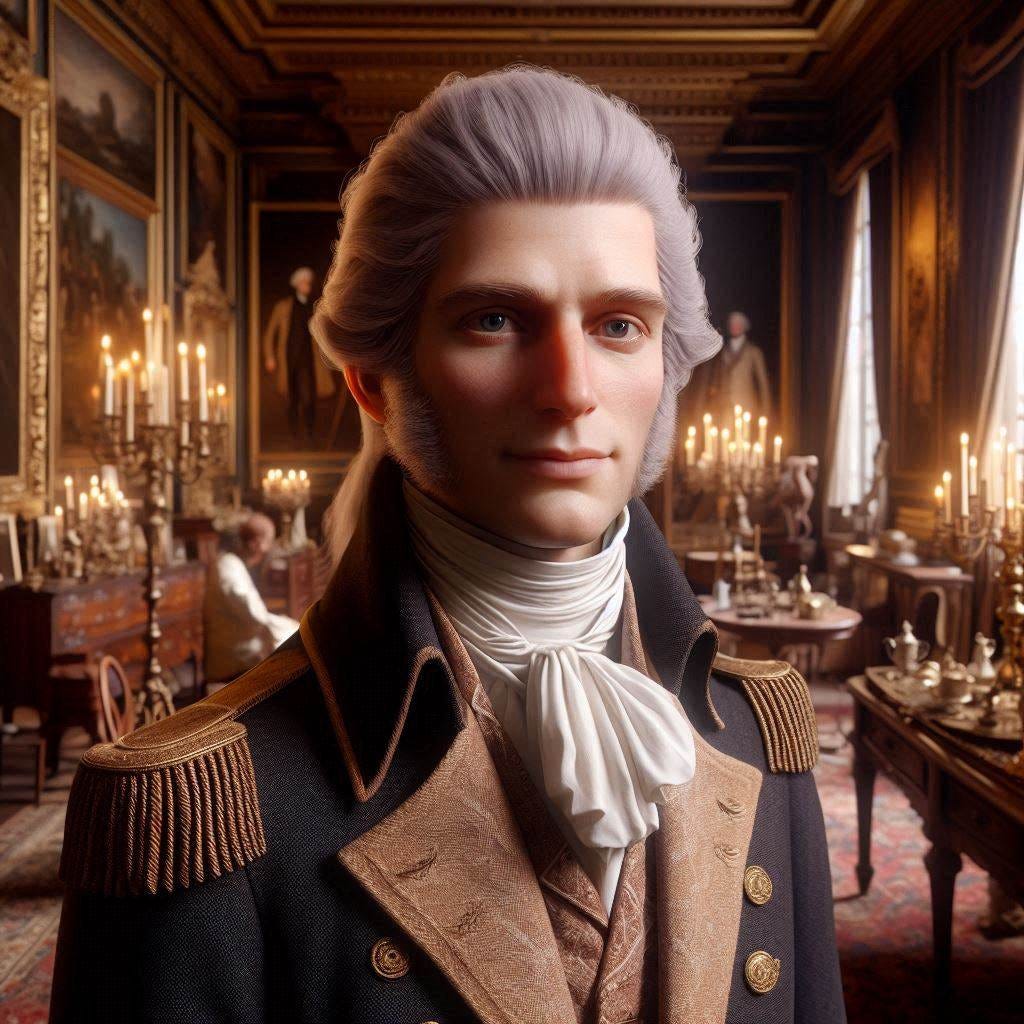 1803 u.s. president photorealistic