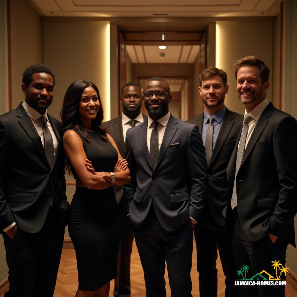A room full of real estate agents Proudly representing Jamaica's real estate with integrity and respect.