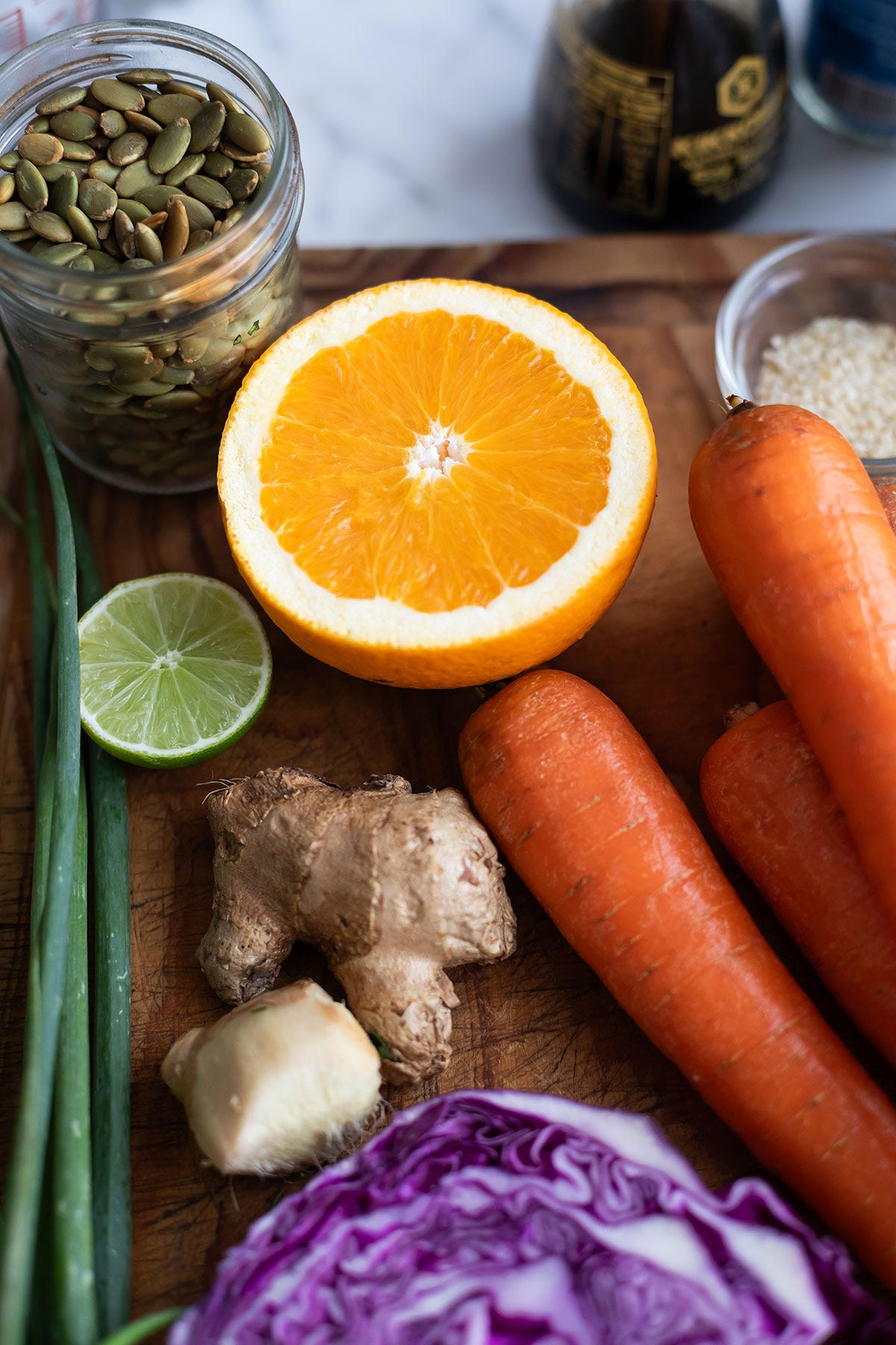 carrot salad with orange juice dressing Orange and Carrot Salad with Orange Vinaigrette