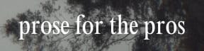 prose from the pros