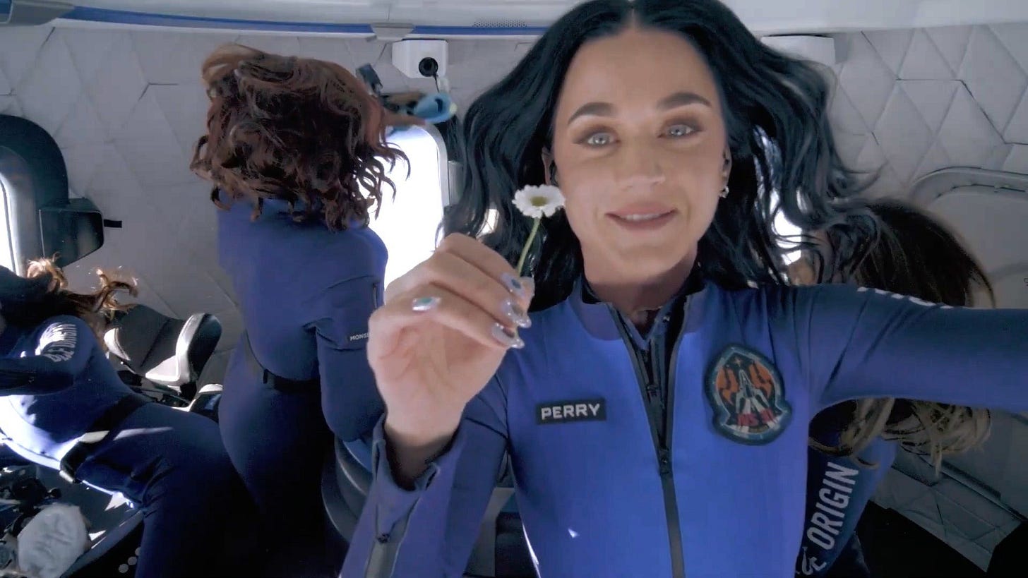 Katy Perry 'regrets public spectacle' of Blue Origin space mission | The  Independent