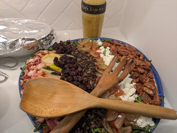 A version of the Holiday Wild Rice Salad I made on Thanksgiving. The quick freezer lasagna that may have inspired this entire post.