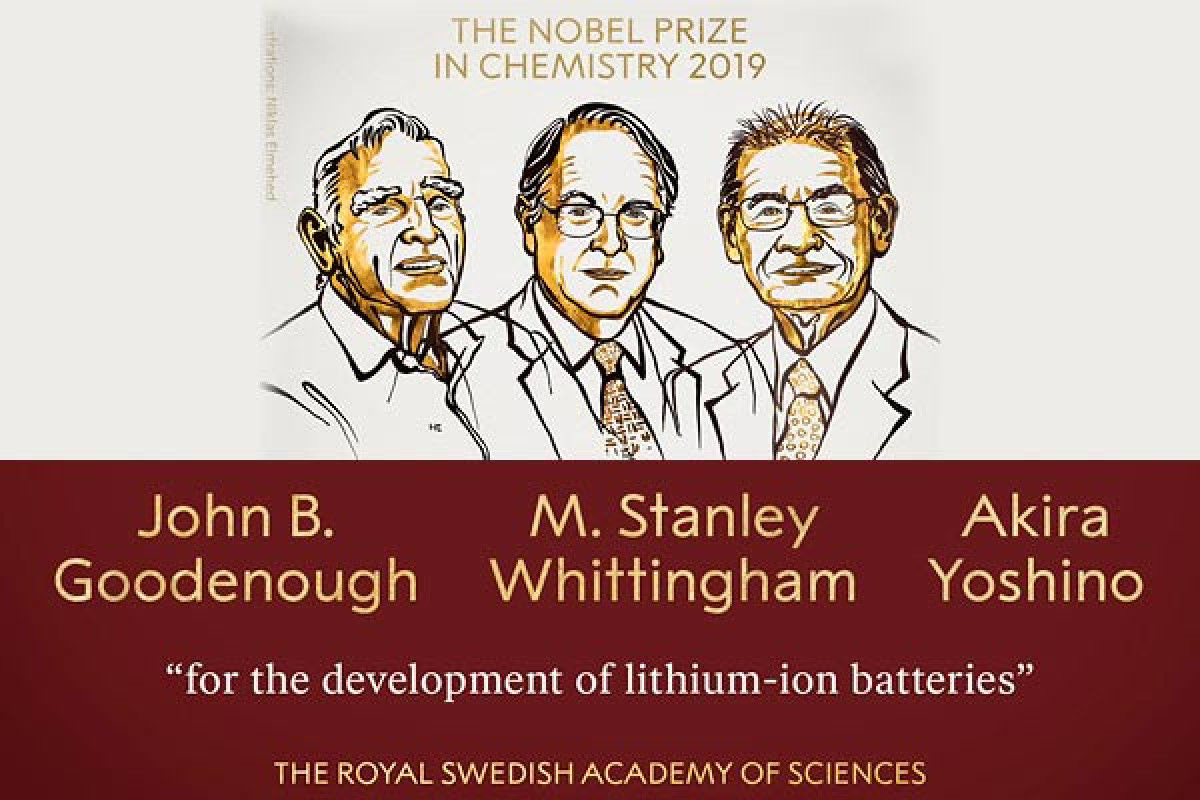2019 Nobel Prize in Chemistry awarded to 3 scientists for research on lithium-ion batteries - Shortpedia News App 2019 Nobel Prize in Chemistry awarded to 3 scientists for research on lithium-ion batteries - Shortpedia News App