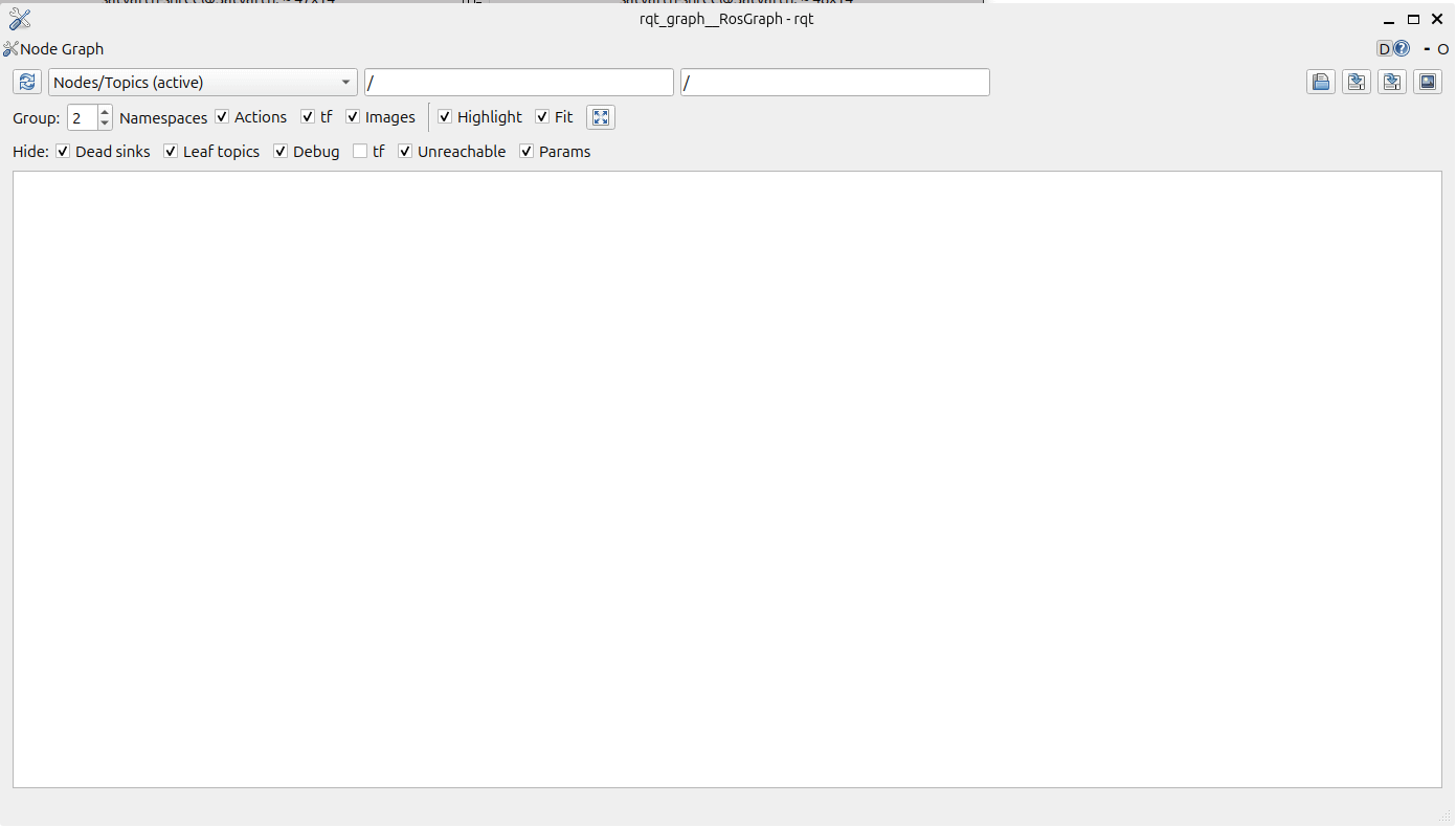 rqt_graph initial screen