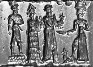 babylon cylinder seal child sacrifice