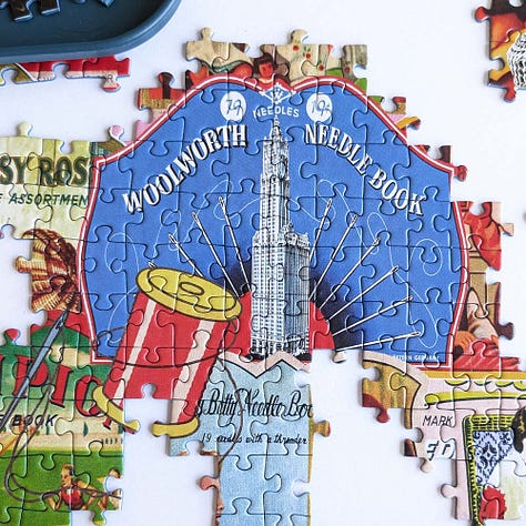 Piatnik Vintage Needle Books Jigsaw Puzzle