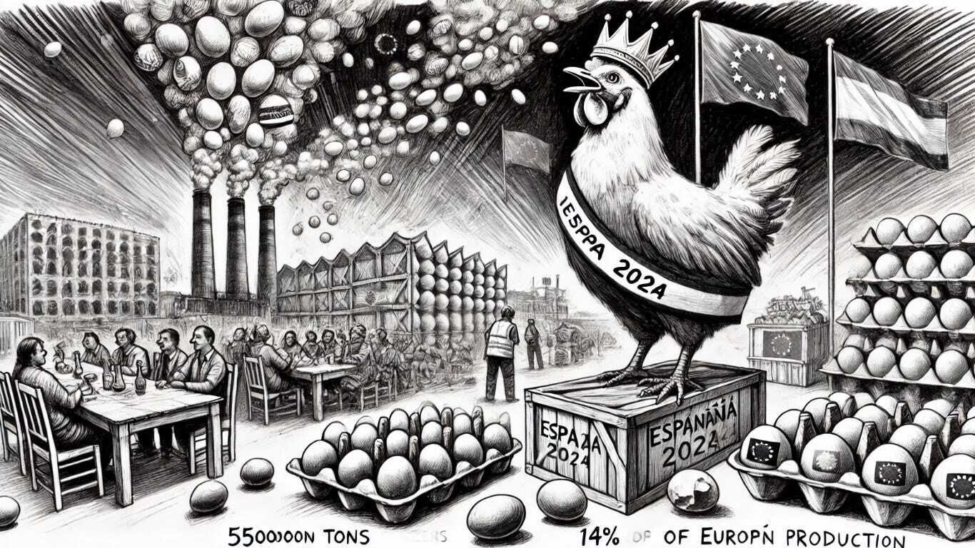 España triunfa con el huevo