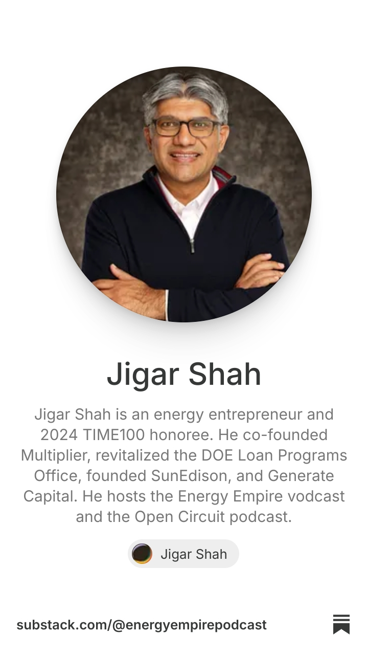 Jigar Shah | Substack