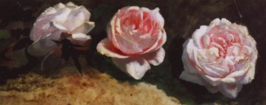 Peonies, 1895, Isaac Levitan Oil Painting of Peonies by Isaac Levitan