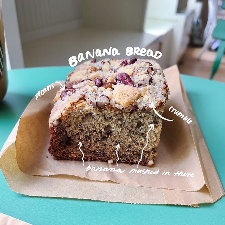 Sorella Coffee Wheatberry Bakeshop Banana Bread