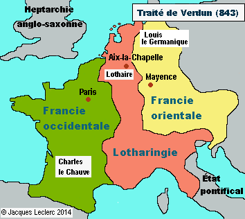 De quand date la France ? Le traité de Verdun