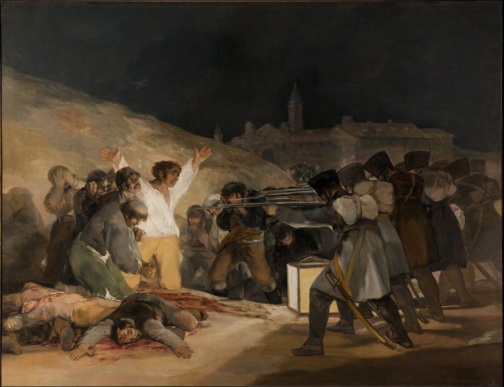 Goya - The 3rd of May 1808 in Madrid - [1814] | The painting… | Flickr