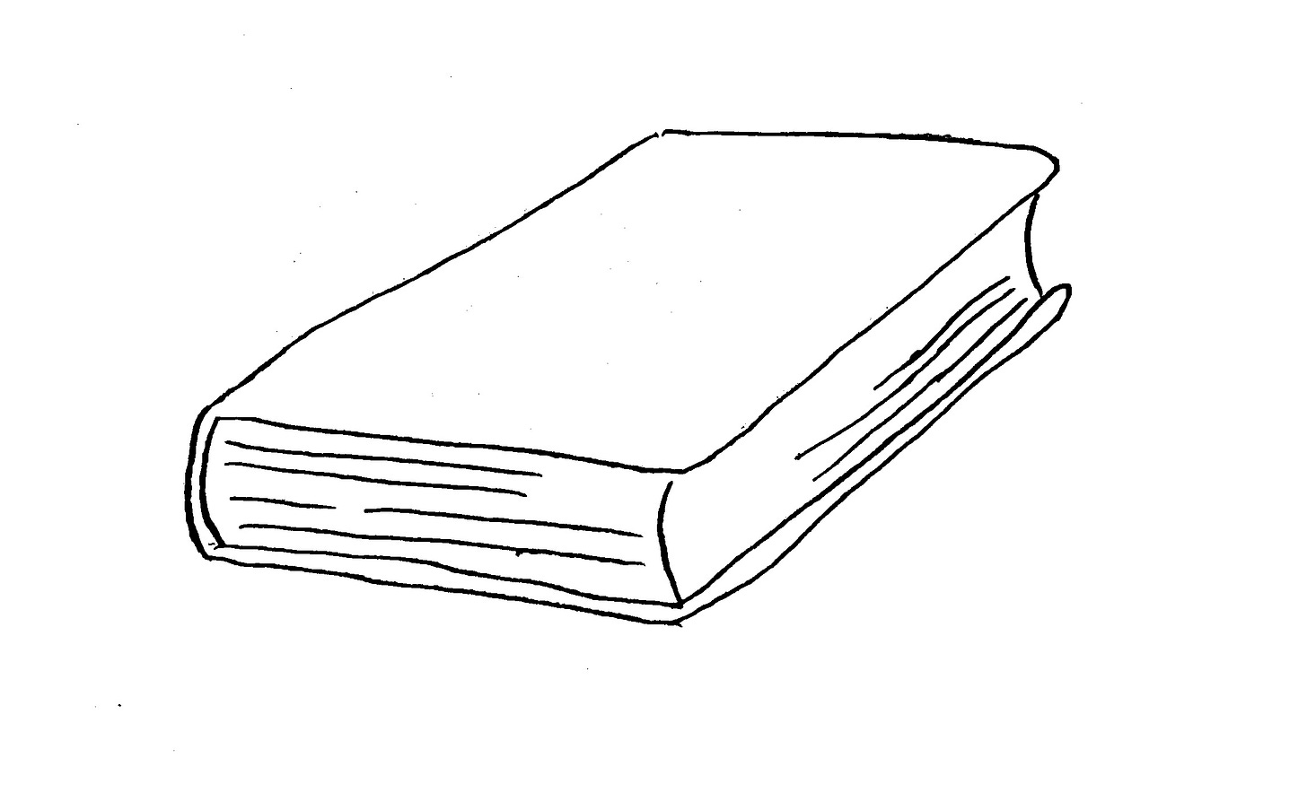 a simple line drawing of a book a simple line drawing of a book