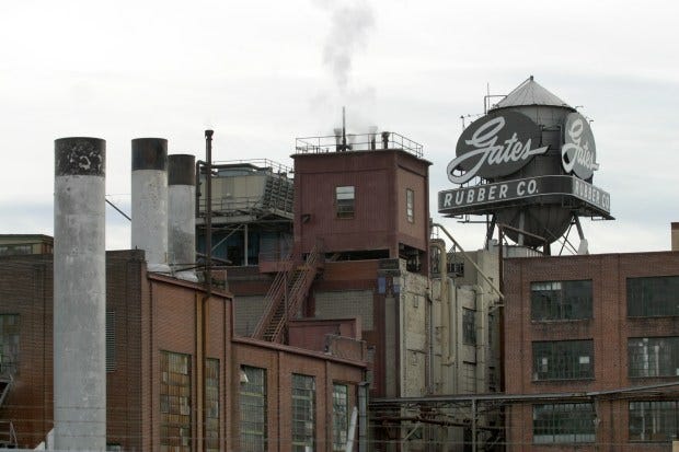Gates Corp. factory building Gates Corp. factory building