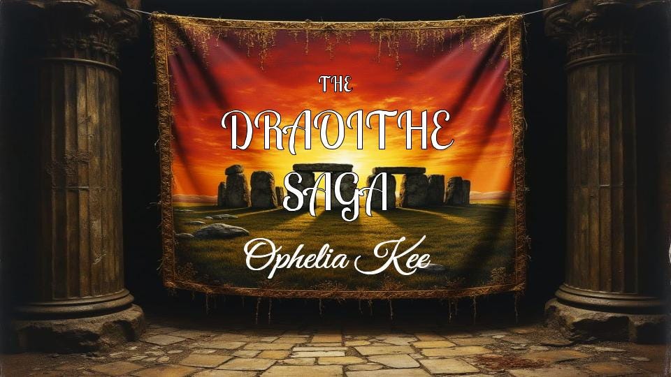 The Draoithe Saga by Ophelia Kee tapestry