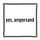 yes, ampersand