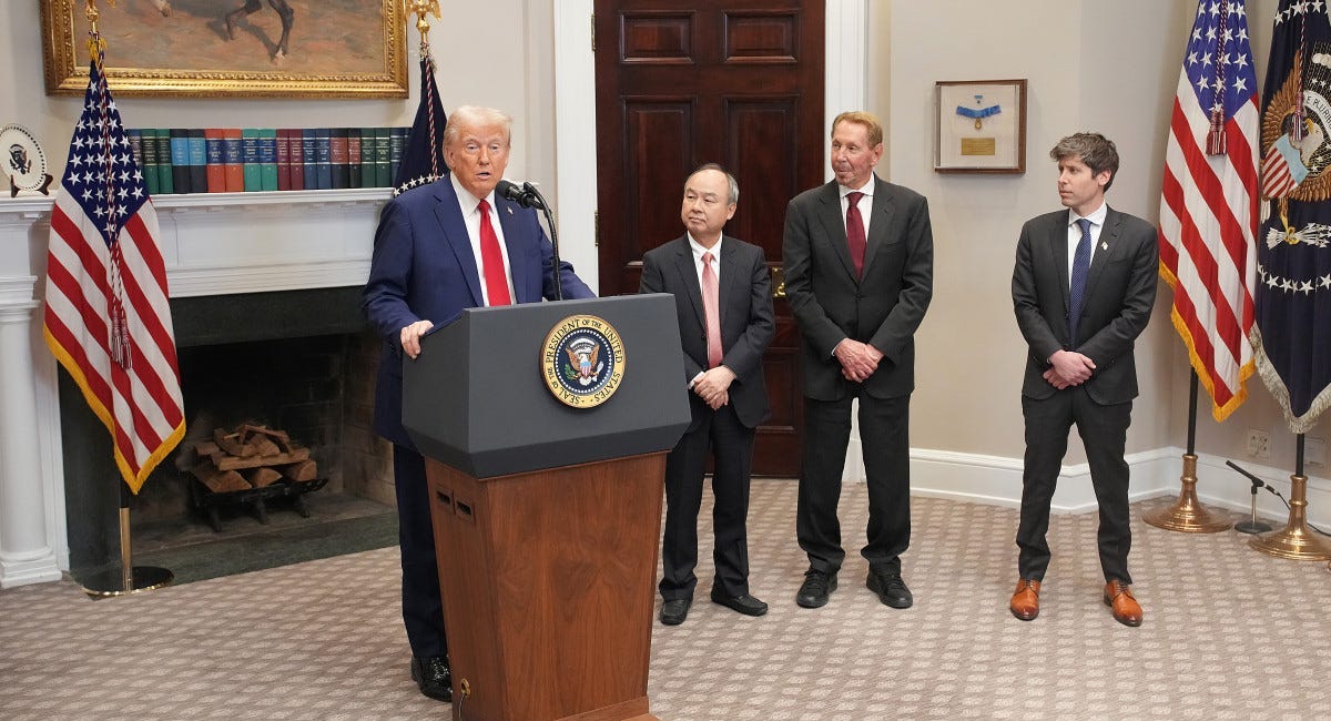 Hviezdna brána, 1. časť: Trumpov podnik za 500 miliárd dolárov sľubuje zlatý vek umelej inteligencie